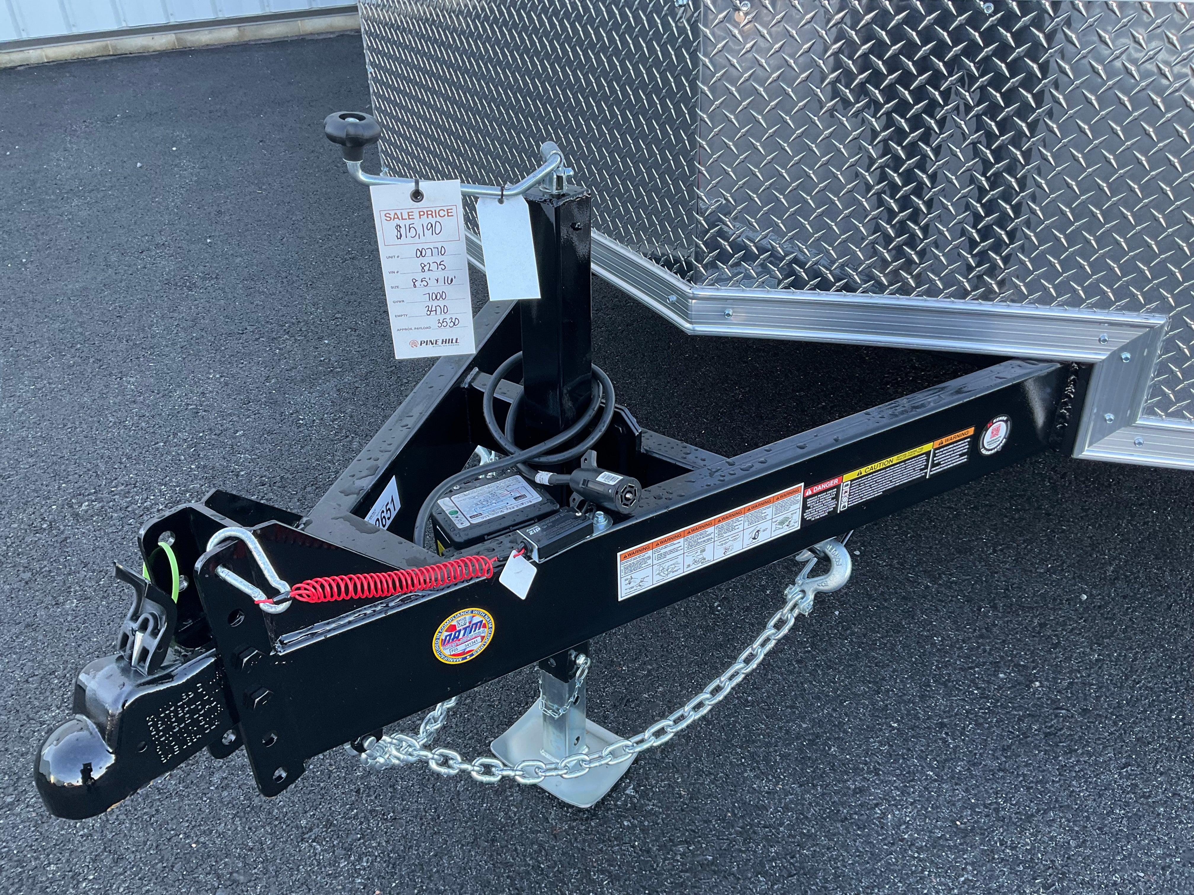 2026 Belmont TM8516 TM 8500 Series Enclosed Trailer (SKU-00770) - Image 9